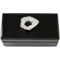 thumbnail image 1 of Geode Stone Topped Glass Box, 1 of 2