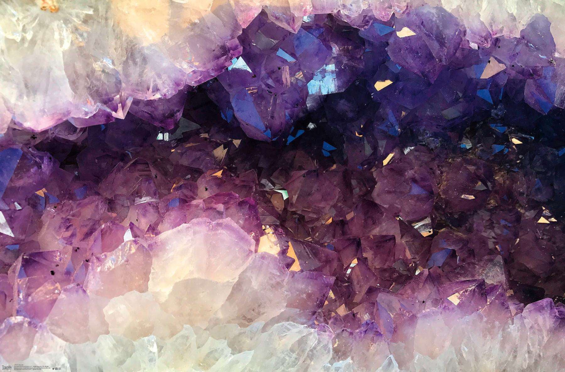 Geode Wall Poster, 14.725" x 22.375"