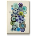 thumbnail image 1 of Geodes II Framed Premium Gallery Wrapped Canvas - Ready to Hang - 17 x 25 - Gold Floating Frame, 1 of 9
