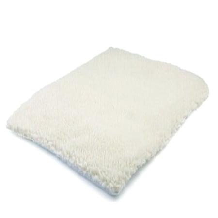 Geoff Pets -Self-Heating Reflective Dog Cats Thermal Blanket Machine Washed 24"x35"- White Large