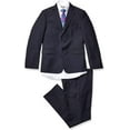 thumbnail image 1 of Geoffrey Beene Boy's Modern Fit 5-Piece Jacket Vest Trousers Shirt Tie Notch Lapel Suit Set - Colors, 1 of 5