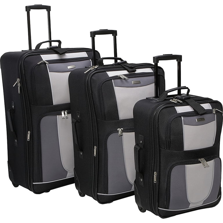 Geoffrey Beene Carnegie 3 Pc Vertical Set, Ripstop Polyester