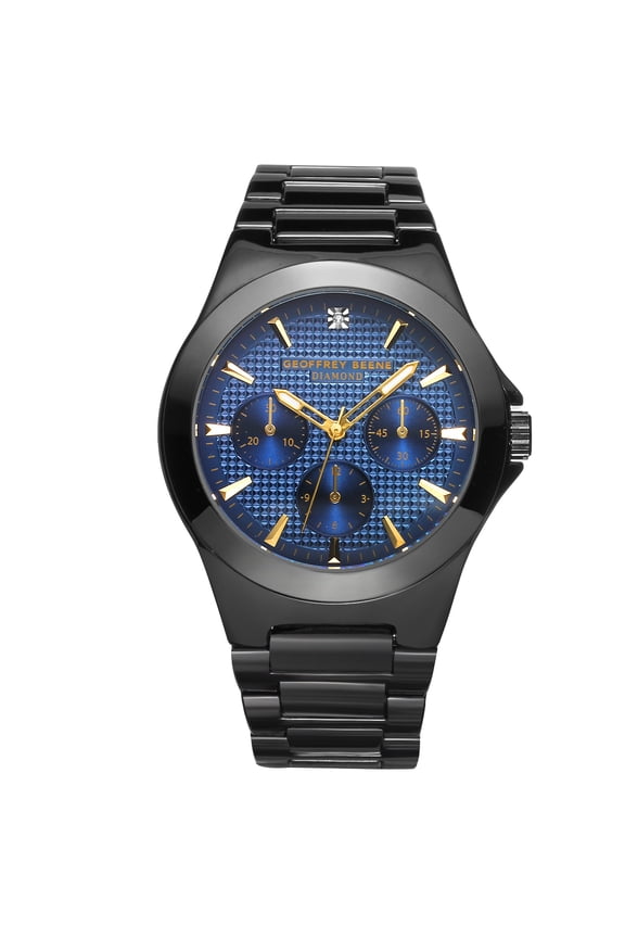 Men's Gunmetal Stainless Steel Dress Watch Classic Quartz, Elegant Design, Water-Resistant (Gunmetal)