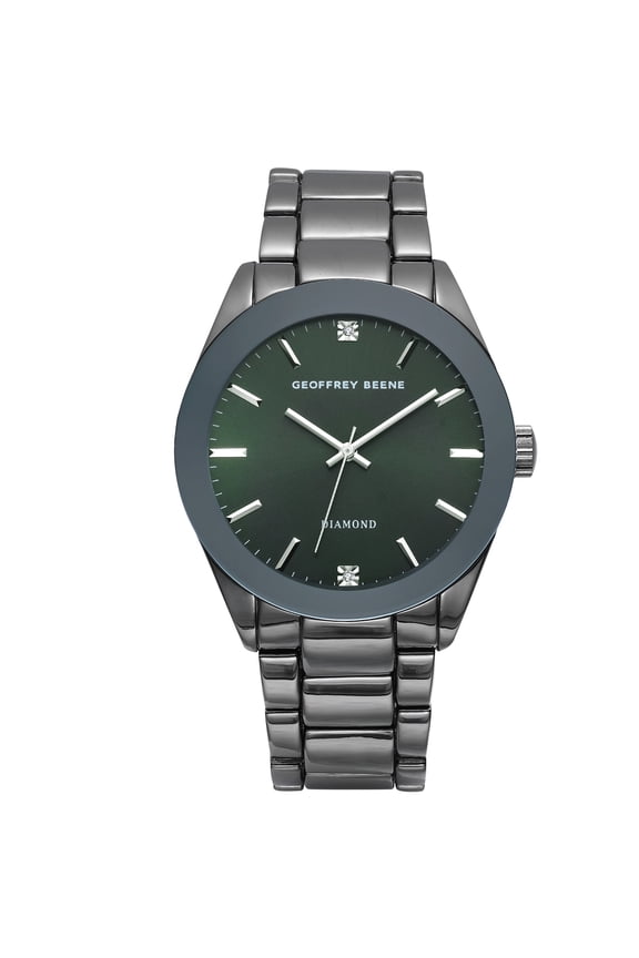 Men's Gunmetal Stainless Steel Dress Watch Classic Quartz, Elegant Design, Water-Resistant