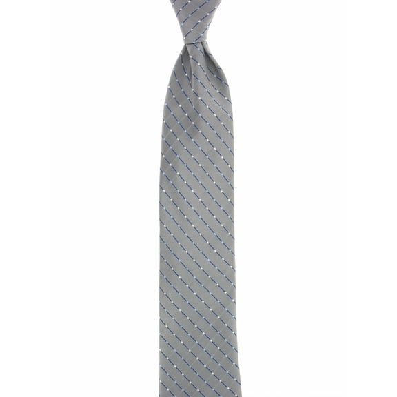 Geoffrey Beene Men's Silver Dotted Tie
