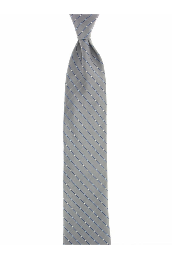 Men's Silver Dotted Tie