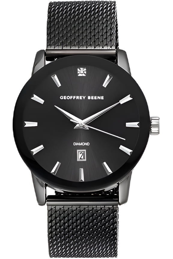 Men's Slver Chronograph Stainless Steel Dress Watch Classic Quartz, Elegant Design, Water-Resistant