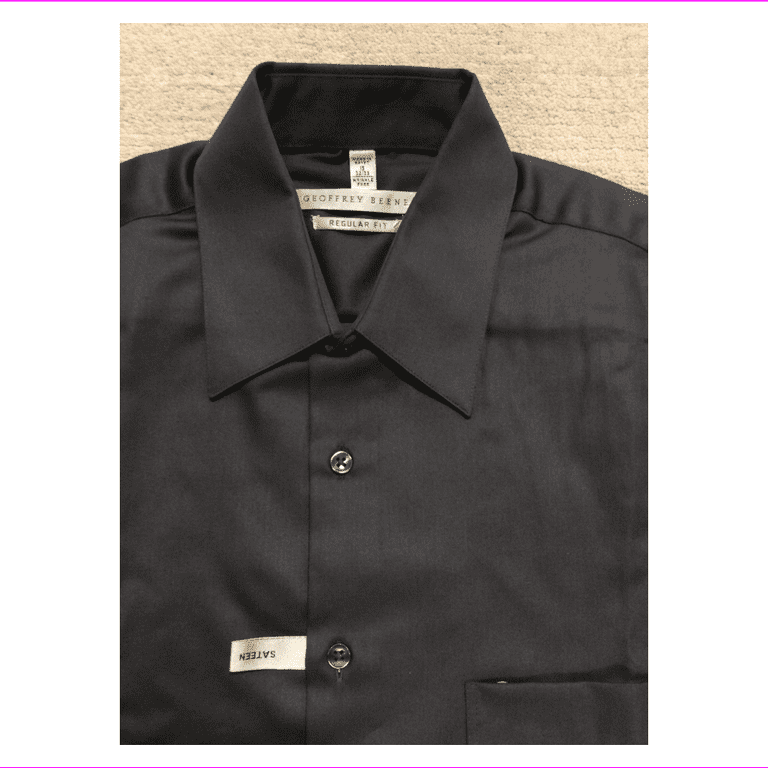 Geoffrey Beene Men's Wrinkle Resistant Non-Iron Sateen Shirt Geoffrey Beene Men's Wrinkle Resistant Non-Iron Sateen Shirt