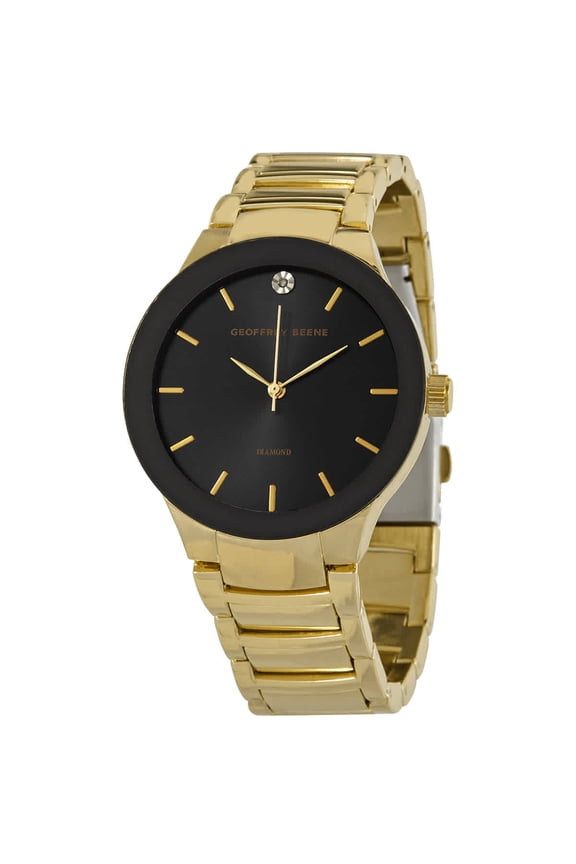 Men's GB8087GDBK Analog Display Japanese Quartz Gold Watch