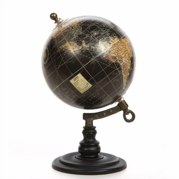 Geographic Globe, Black
