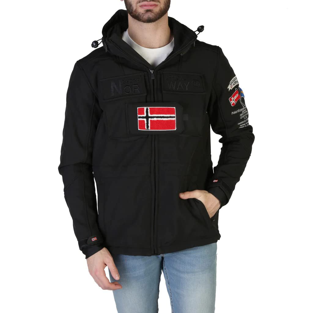 Geographical Norway Target-Zip_Man Outerwear Jacket Black 