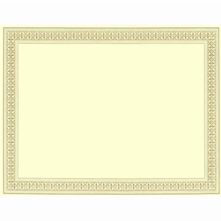 Geographics Flourish Gold Foil Award Certificates