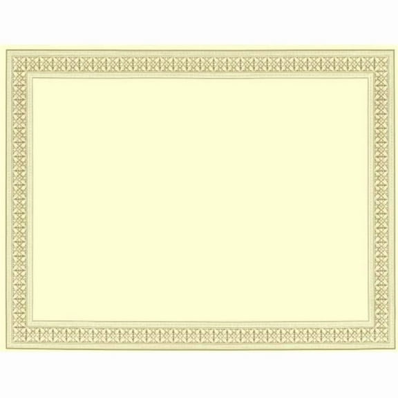 Geographics Flourish Gold Foil Award Certificates