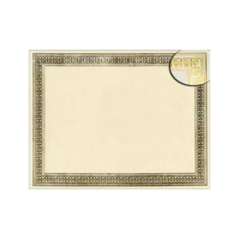 Geographics Gold Foil Stamped Flourish Design Award