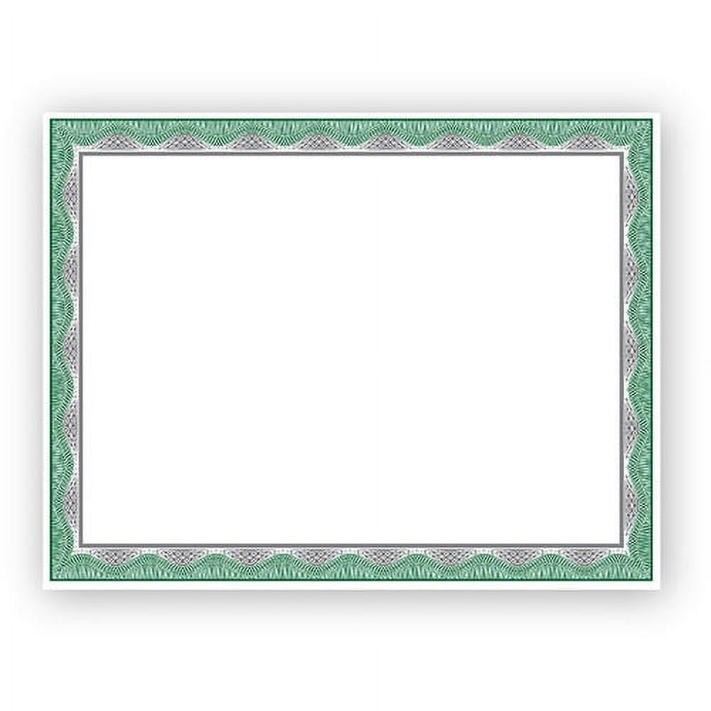 Geographics Silver Foil Award Certificates - 65 lb Basis Weight - 11 Geographics Silver Foil Award Certificates - 65 lb Basis Weight - 11