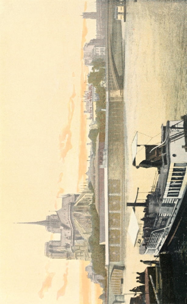 Geographie Pittoresque de la France c1900 Notre Dame Canvas Art - Charles Gillot (18 x 24)