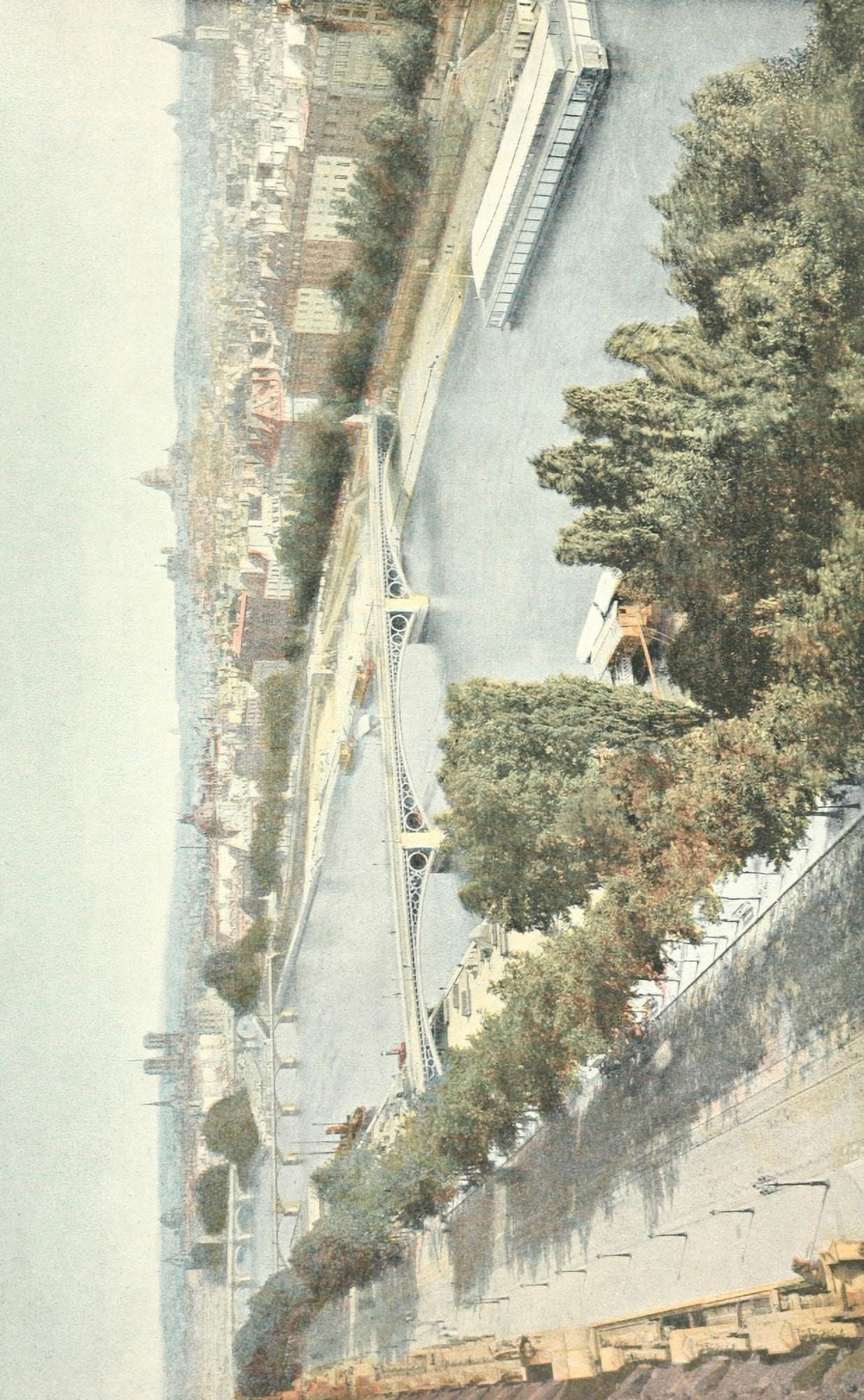 Geographie Pittoresque de la France c1900 Paris La Seine Canvas Art - Charles Gillot (18 x 24)