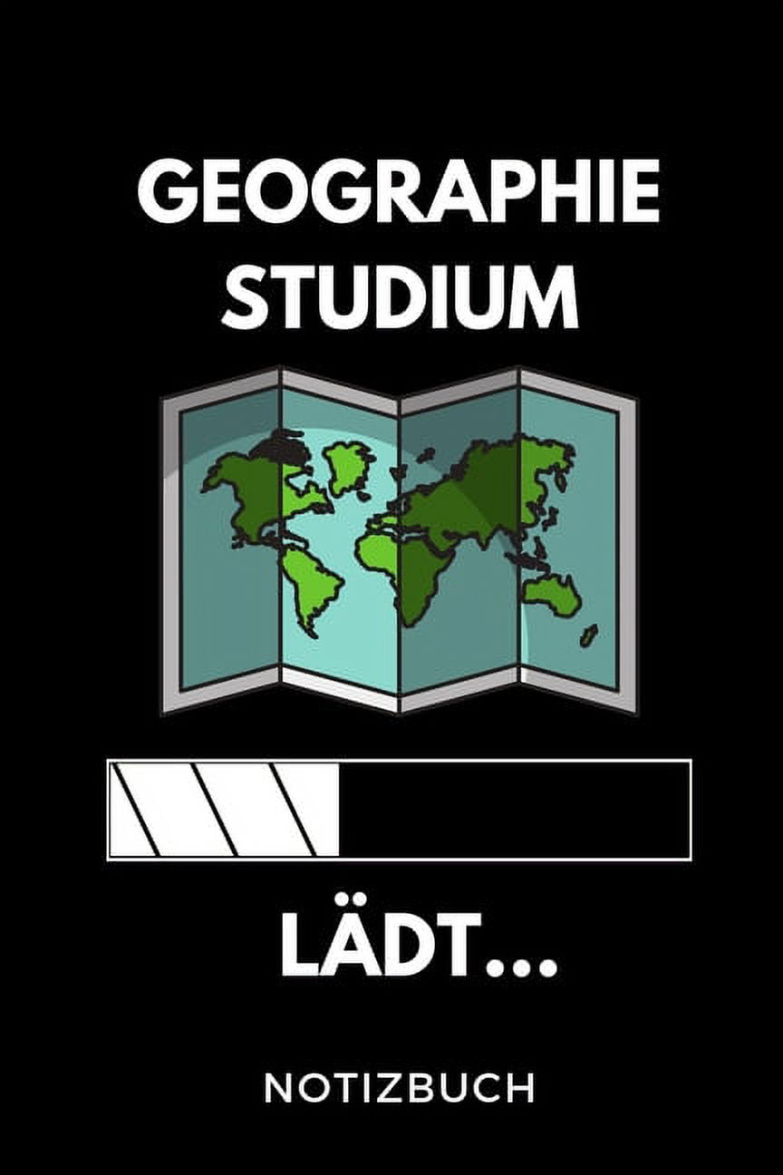 Geographie Studium Lädt... Notizbuch A5 TAGEBUCH zum Studium Anfang