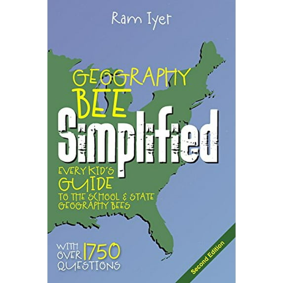 Pre-Owned Geography Bee Simplified: Every Kids Guide to the School and State Bees Paperback Ram Iyer