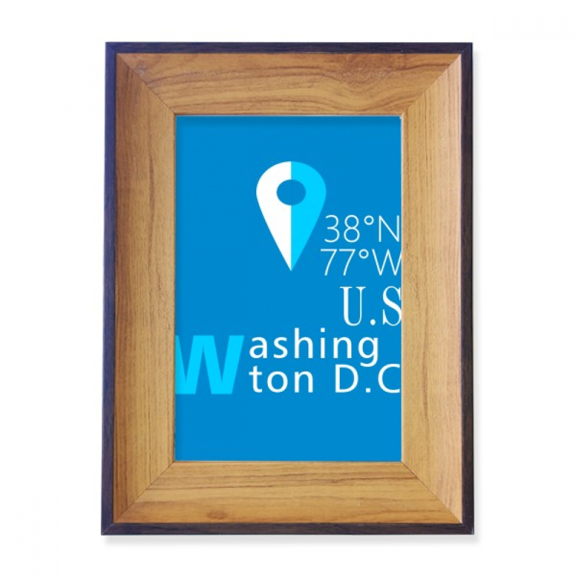 Geography Coordinates Trave Photo Frame Exhibition Display Art Desktop Painting