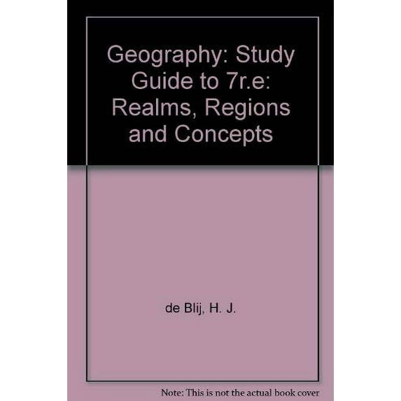 Pre-Owned Geography: Realms, Regions, and Concepts Study Guide Hardcover