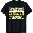 thumbnail image 1 of Geography Teacher Geographer Funny AP Human Geography T-Shirt, 1 of 4