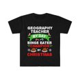 thumbnail image 1 of Geography teacher by day Binge Eater by Christmas Unisex T-shirt S-3XL, 1 of 2