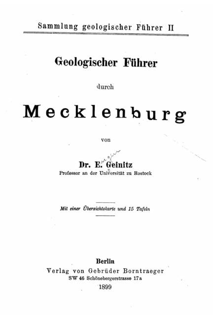 Geologischer Fuhrer Durch Mecklenburg (Paperback)