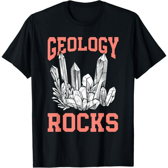 Geologist Rock Hunter Geode Hunting Geology Rock Collecting T-ShirtMen and women, Black T-shirt, size: Extra large