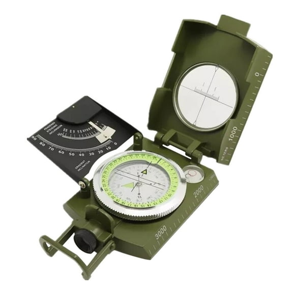 Geology Compass Military Army Sighting Luminous Compass with Moonlight