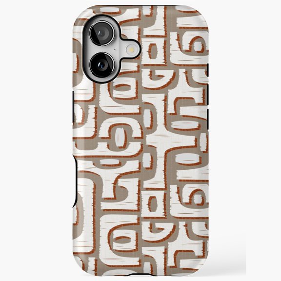 Geometric 04 Turquoise Mid Century Modern Abstract Pattern Phone Case 17 16 15 14 13 12 11 Pro Max