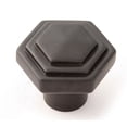 thumbnail image 1 of Alno A1535-BRZ Geometric 1-1/4" Cabinet Knob Bronze, 1 of 7