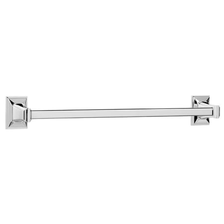 Geometric 12" Wall Mounted Towel Bar, Polished Chrome
