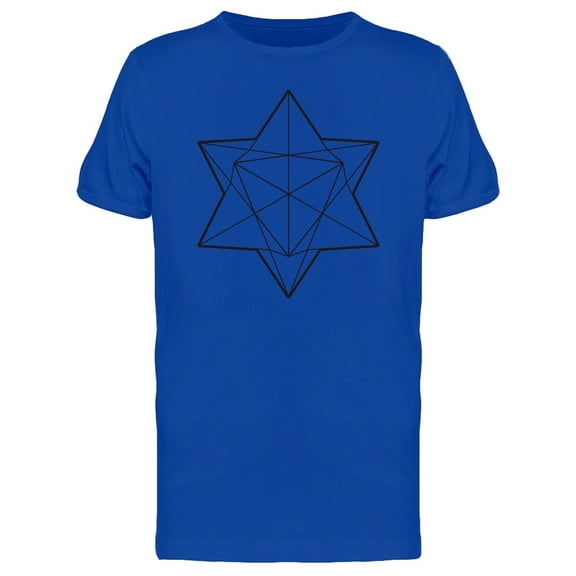 Geometric 3D Star  T-Shirt Men -Image by Shutterstock, Male Large