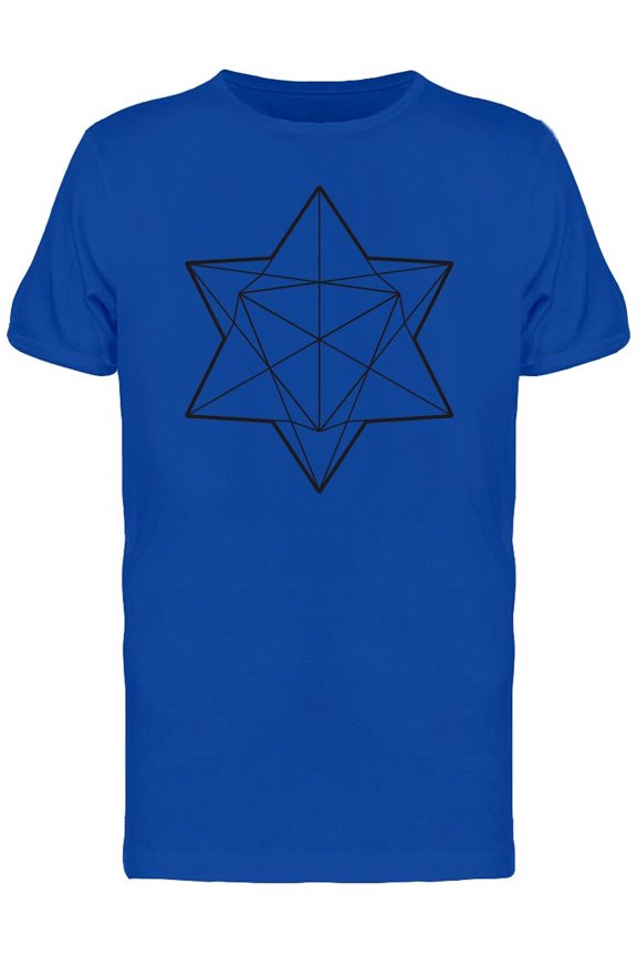 Geometric 3D Star T-Shirt Men -Image by Shutterstock, Male Medium