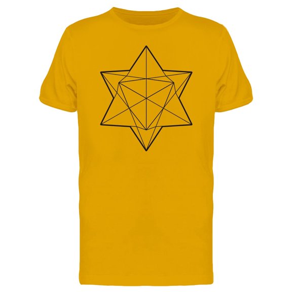 Geometric 3D Star T-Shirt Men -Image by Shutterstock, Male Medium