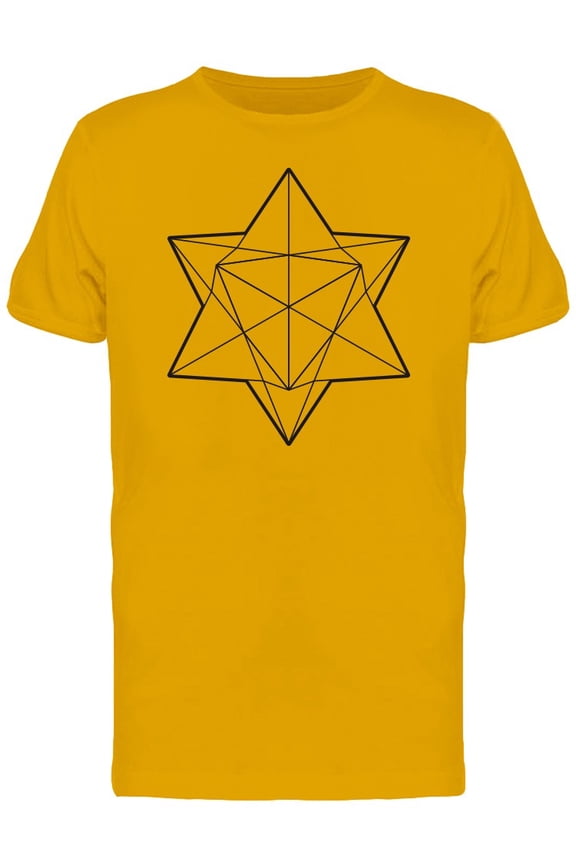 Geometric 3D Star T-Shirt Men -Image by Shutterstock, Male Medium