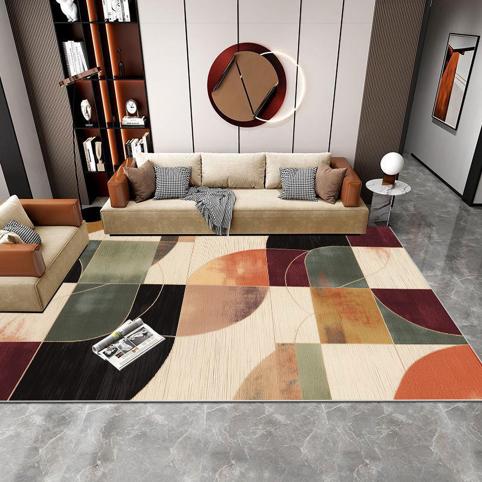 Living Room Carpet Floor Mats Coffee Table Carpet Carpet Bedroom Full Room Bedside Carpet Geometry main image 1