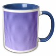 thumbnail image 1 of 3drose, Geometric Abstract Line Pattern Background - Gradient Vector Design, 11oz Two-tone Blue Mug, 1 of 6