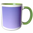 thumbnail image 1 of 3drose, Geometric Abstract Line Pattern Background - Gradient Vector Design, 11oz Two-tone Green Mug, 1 of 6