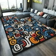 thumbnail image 1 of Geometric Abstract Living Room Carpets Modern Light Luxury Rugs for Bedroom Sofa Table Beside r Floor Mat Lounge Rug tapete, 1 of 5
