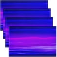 thumbnail image 1 of Geometric Abstract Ombre Table Place Mats, 18"x12" Ombre Blue Purple Placemats Set of 4 Abstract Ombre Placemat for Kitchen Dining Table Decor Indoor Outdoor Decor Modern, 1 of 4