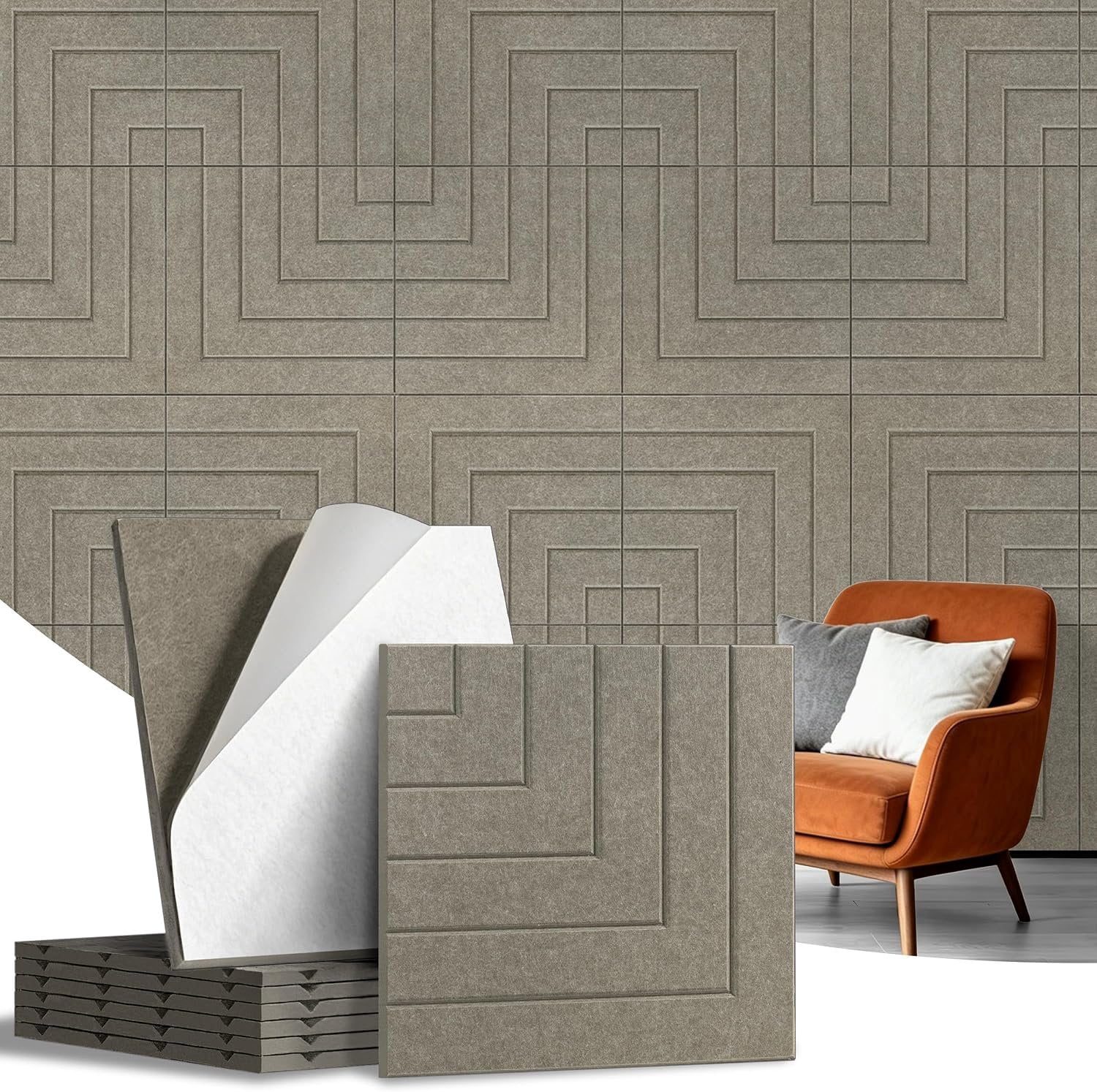 Geometric Acoustic Wall Panels Noise Reducing Sound Absorbing Panel ...