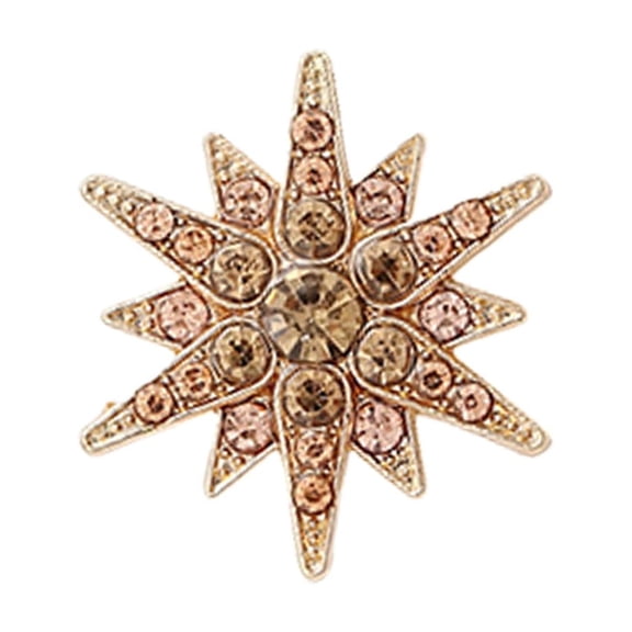 Geometric Alloy Lapel Pin Lightweight Secure Fastener For Multiple Occasions