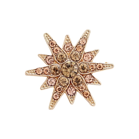 Geometric Alloy Lapel Pin Lightweight Secure Fastener For Multiple Occasions