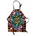thumbnail image 1 of Geometric Apron Colorful Squares Framework Abstract Style Modern Graphic Design Artwork Print, Unisex Kitchen Bib Apron with Adjustable Neck for Cooking Baking Gardening, Multicolor, by Ambesonne, 1 of 3