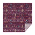 thumbnail image 1 of Geometric Arrow Red Pattern Square Tablecloth, Waterproof Wipeable Spillproof Washable Table Cover for Home Kitchen Party and Daily Decor 60"x60", 1 of 5