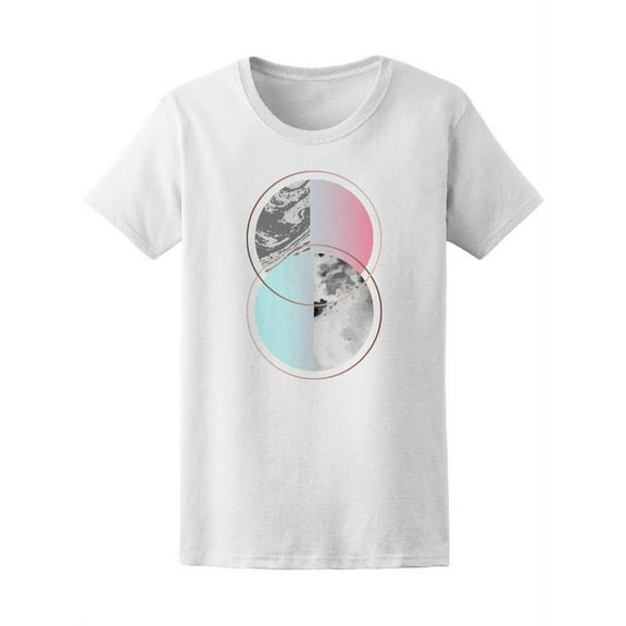 Geometric Art Circles Tee Women's -Image by Shutterstock