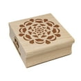 thumbnail image 1 of Geometric Artichoke Flower Top Square Rubber Stamp Stamping Scrapbooking Crafting - Small 1.25in, 1 of 7