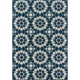 thumbnail image 1 of Geometric Baja Outdoor Rug in Navy - Rectangle 5'3" X 7'6", 1 of 4